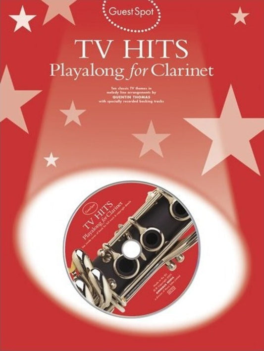 Guest Spot TV Hits Clarinet Softcover Book/CD