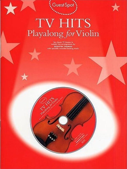 Guest Spot TV Hits Violin Softcover Book/CD