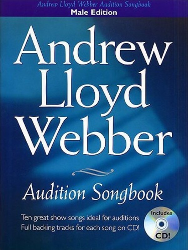 Lloyd Webber Audition Songbook Male Softcover Book/CD