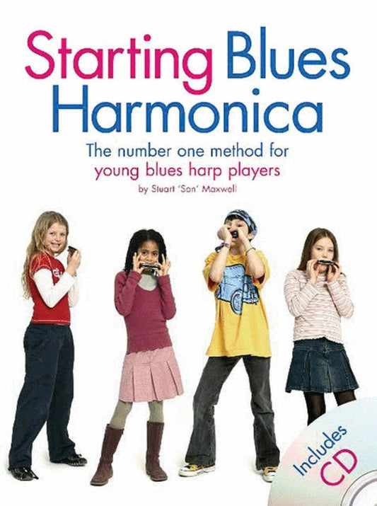 Starting Blues Harmonica Softcover Book/CD