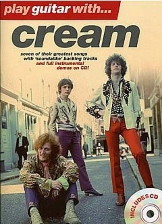 Play Guitar With Cream TAB Softcover Book/CD