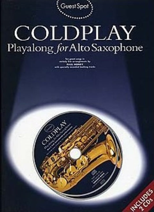Guest Spot Coldplay Alto Sax Softcover Book/CD