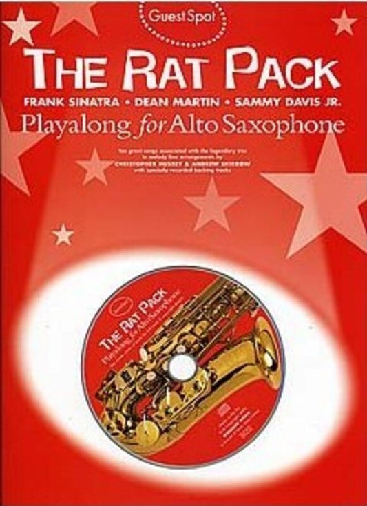 Guest Spot Rat Pack Alto Sax Softcover Book/CD