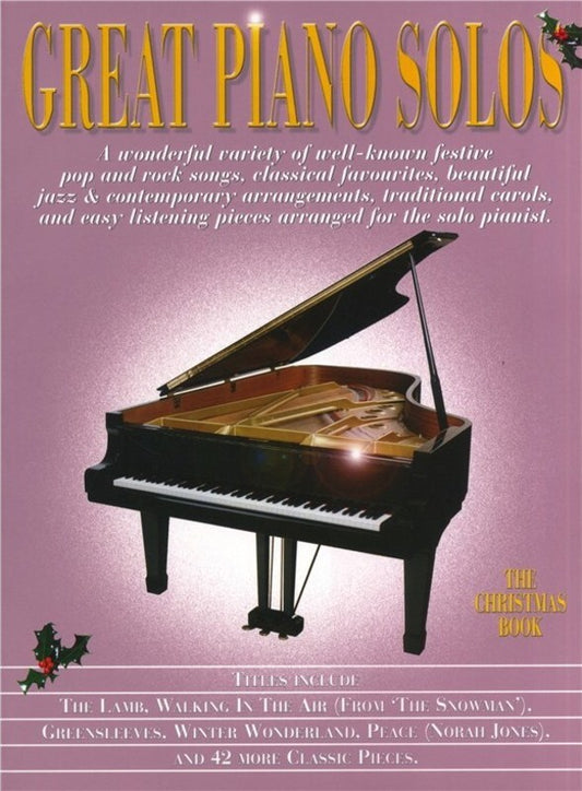 Great Piano Solos - The Christmas Book (Softcover Book)