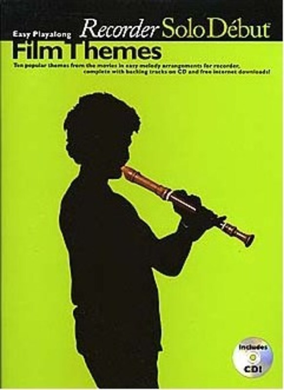 Solo Debut Film Themes Recorder Softcover Book/CD