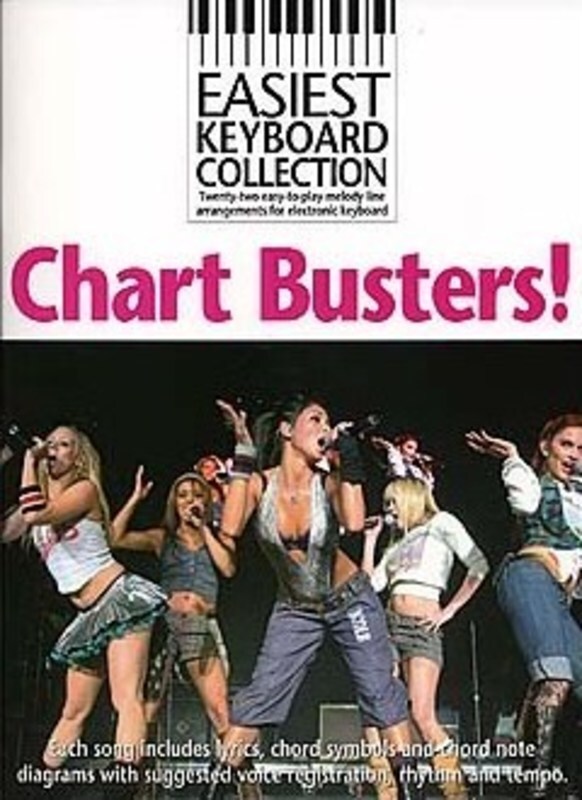 Easiest Keyboard Coll Chart Busters (Softcover Book)