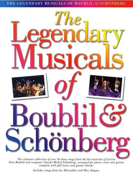 Legendary Musicals Boublil And Schonberg PVG (Softcover Book)