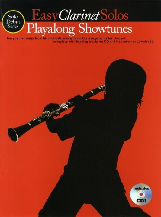 Easy Clarinet Solos Playalong Showtunes Softcover Book/CD
