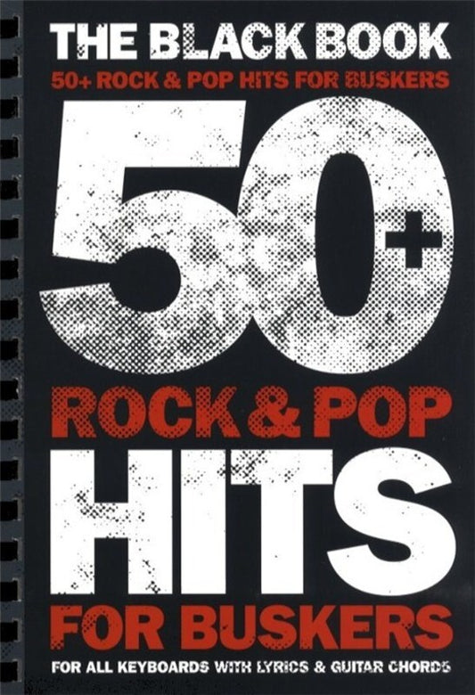 50 + Rock Pop Hits Buskers Black