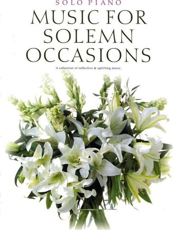 Solo Piano Music For Solemn Occasions (Softcover Book)