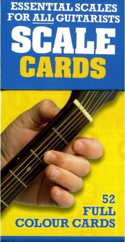 Scale Cards 52 Full Colour Cards Guitar TAB (Flash Cards) Book