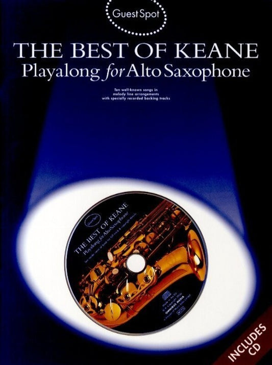 Guest Spot Keane Alto Sax Softcover Book/CD