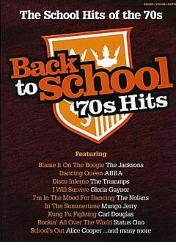Back To School 70S Hits PVG (Softcover Book)