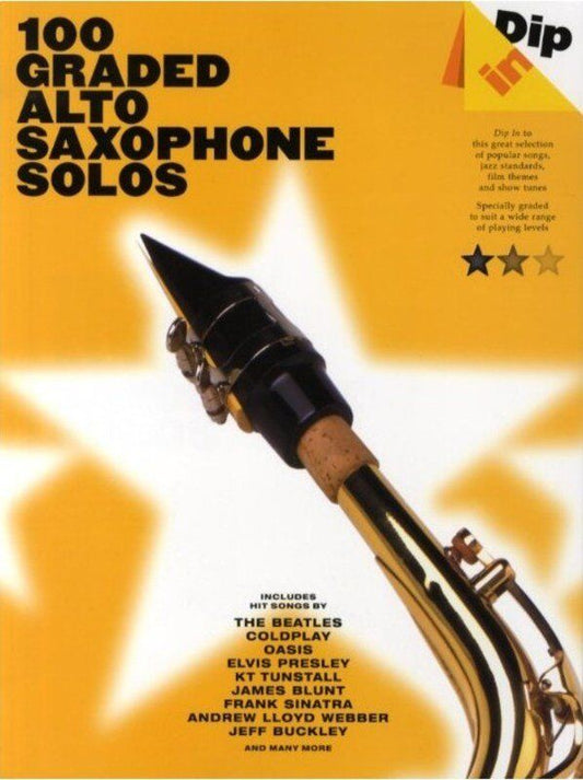 Dip In 100 Graded Alto Sax Solos Sheet Music