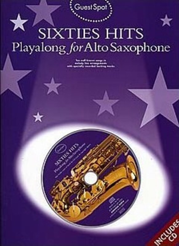 Guest Spot Sixties Hits Alto Sax Softcover Book/CD