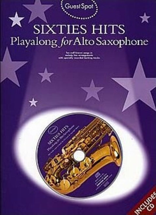 Guest Spot Sixties Hits Alto Sax Softcover Book/CD
