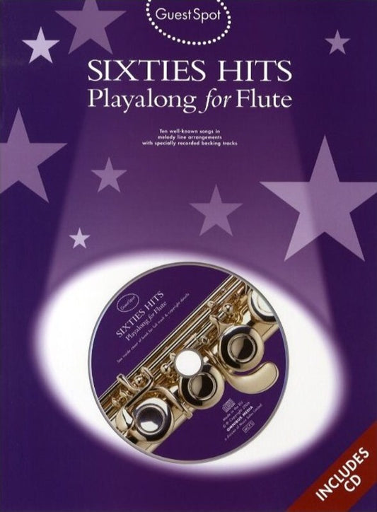 Guest Spot Sixties Hits Flute Softcover Book/CD