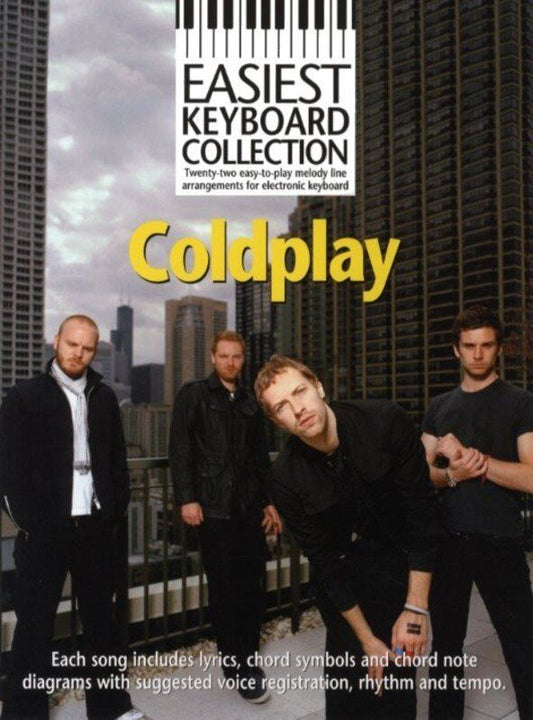 Coldplay Easiest Keyboard Collection Folio