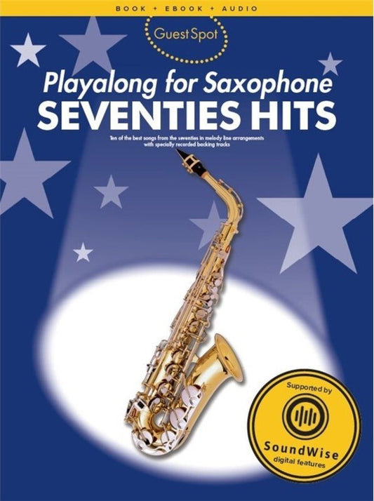 Guest Spot Seventies Hits Alto Sax Book/Online Audio (Softcover Book/Online Audio) Book