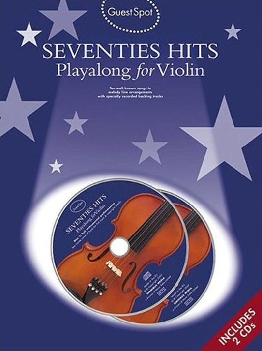 Guest Spot Seventies Hits Violin Softcover Book/CD