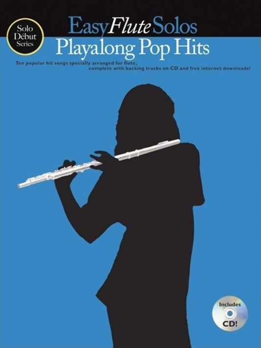 Solo Debut Playalong Pop Hits Flute Softcover Book/CD