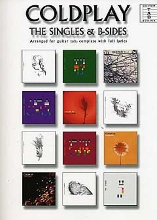 Coldplay - The Singles And B Sides Guitar TAB (Softcover Book)