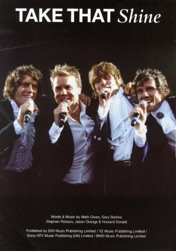 Take That - Shine PVG S/S (Sheet Music) Book