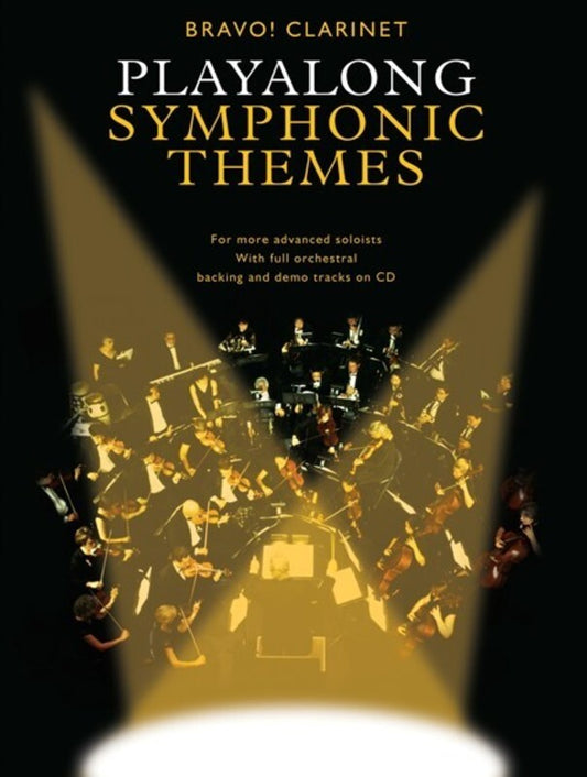 Bravo! Clarinet Playalong Symphonic Themes Softcover Book/CD