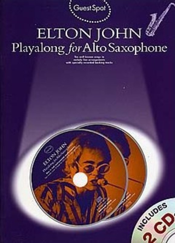 Guest Spot Elton John Alto Sax Softcover Book/CD