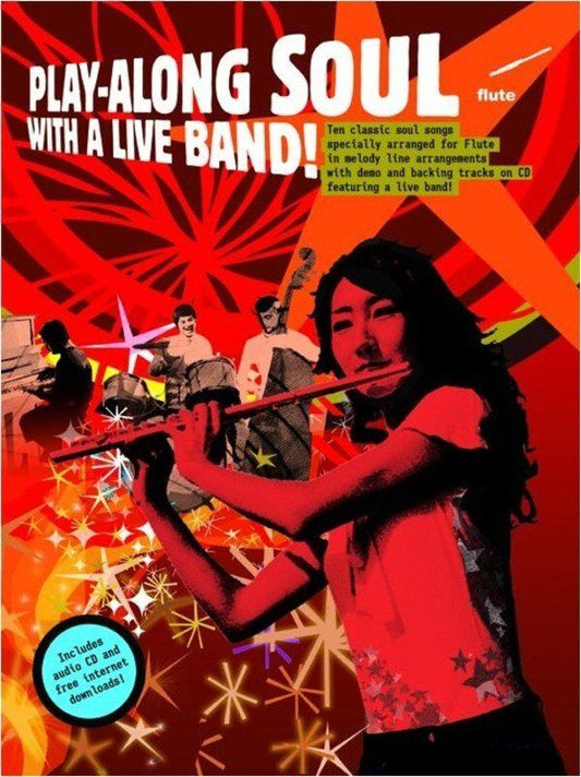Play-Along Soul with a Live Band! Flute Book & CD