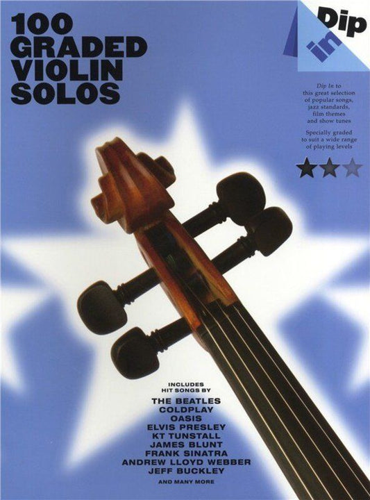 Dip In 100 Graded Violin Solos for Easy to Challenging Pieces by Wise Publications