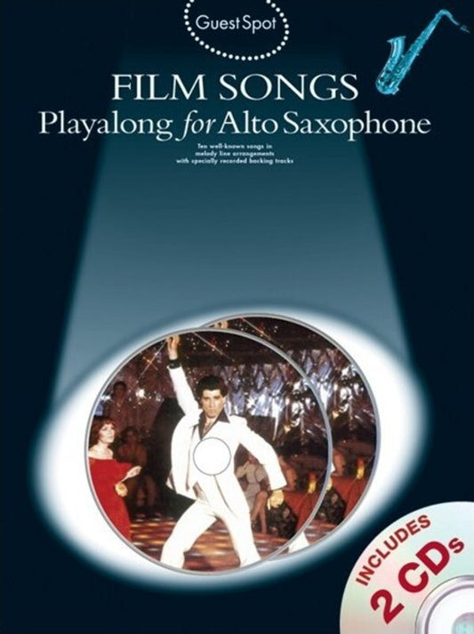Guest Spot Film Songs Alto Sax Softcover Book/CD