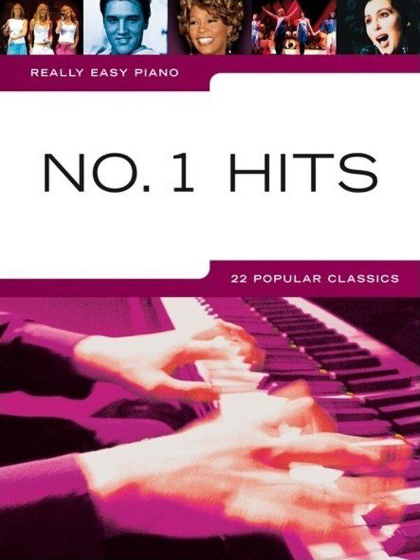 Really Easy Piano No. 1 Hits by Wise Publications - Easy Piano Arrangement, 22 Songs, Background Notes, Tips, 1 Page