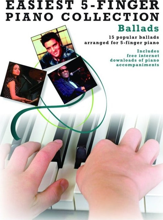 Easiest 5 Finger Piano Coll Ballads (Softcover Book)