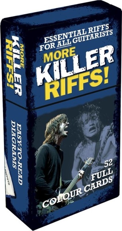 More Killer Riffs! 52 Full Colour Cards Guitar TAB (Flash Cards) Book