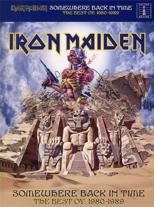 Iron Maiden - Somewhere Back In Time Best Of 1980-89 TAB (Softcover Book)