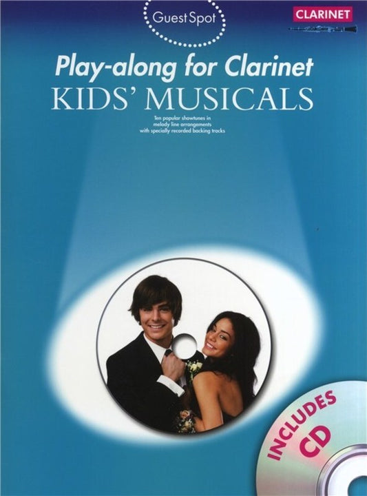 Guest Spot Kids Musicals Clarinet Softcover Book/CD