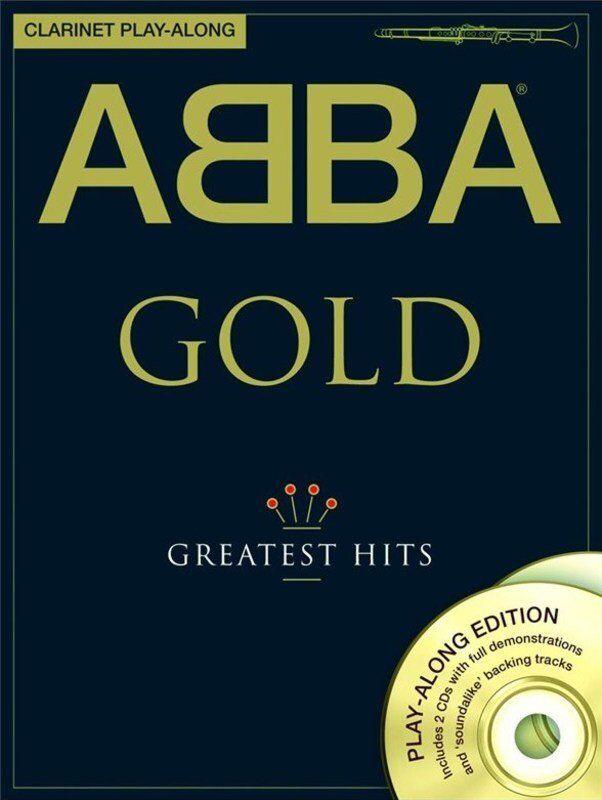 ABBA Gold Clarinet Play-Along Book with 2 CDs