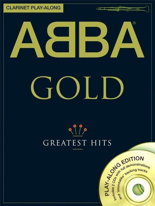 ABBA Gold Clarinet Play-Along Book with 2 CDs