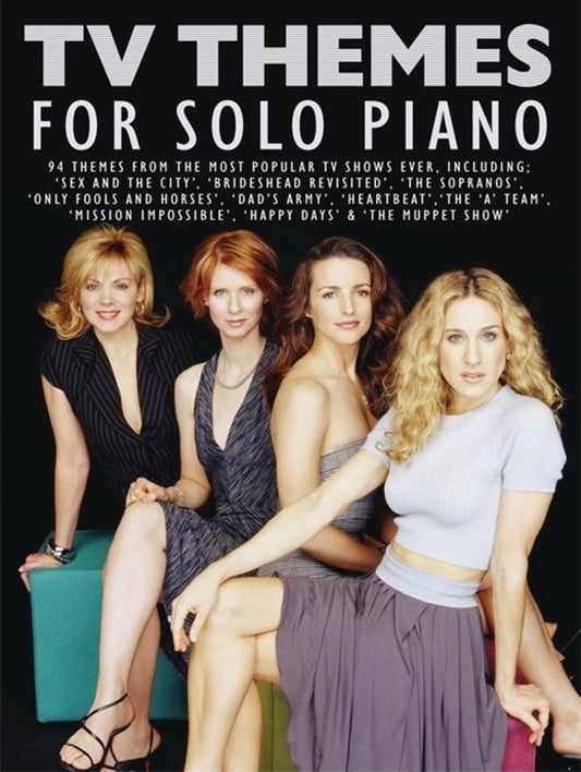 Tv Themes For Solo Piano (Softcover Book)
