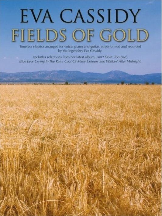 Eva Cassidy - Fields Of Gold PVG Book Greatest Hits, Piano, Vocal, Guitar Book