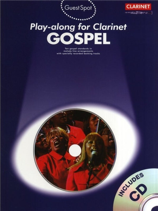Guest Spot Gospel Clarinet Softcover Book/CD