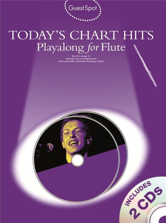 Guest Spot Todays Chart Hits Flute Softcover Book/CD