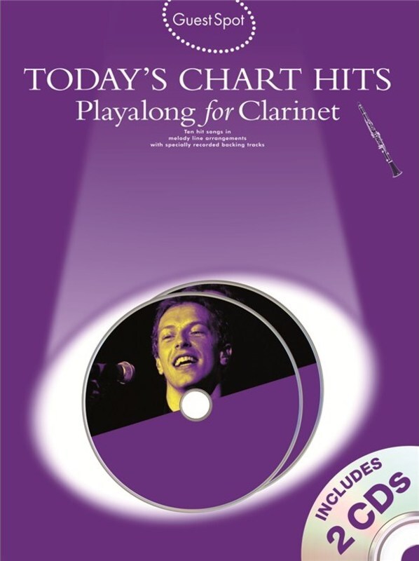 Guest Spot Todays Chart Hits Clarinet Softcover Book/CD