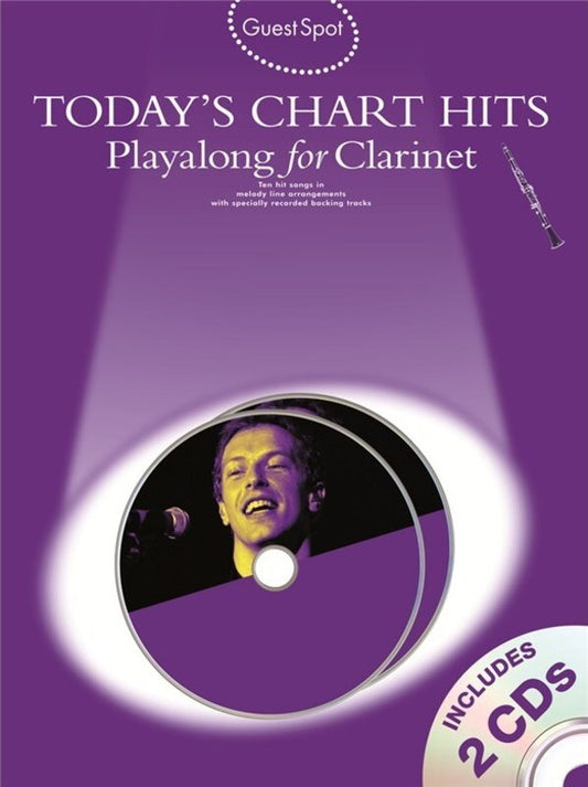 Guest Spot Todays Chart Hits Clarinet Softcover Book/CD