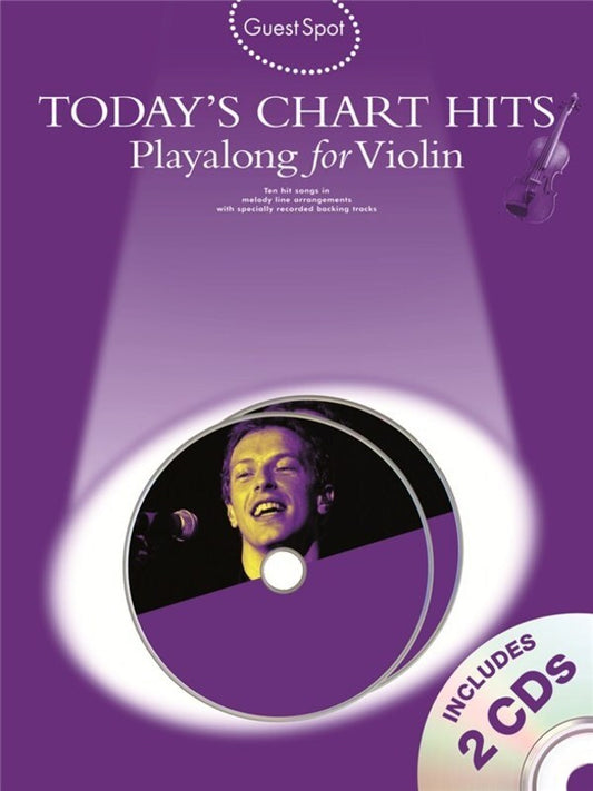 Guest Spot Todays Chart Hits Violin Softcover Book/CD
