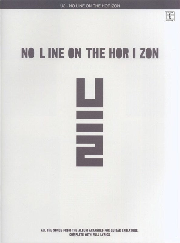 U2 - No Line On The Horizon Guitar TAB (Softcover Book)