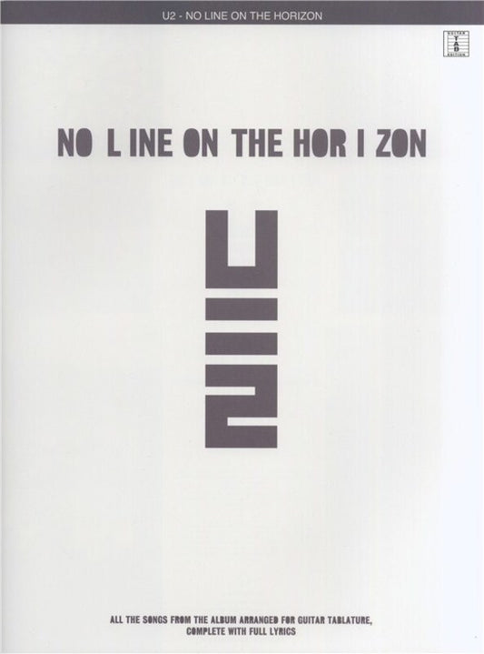 U2 - No Line On The Horizon Guitar TAB (Softcover Book)