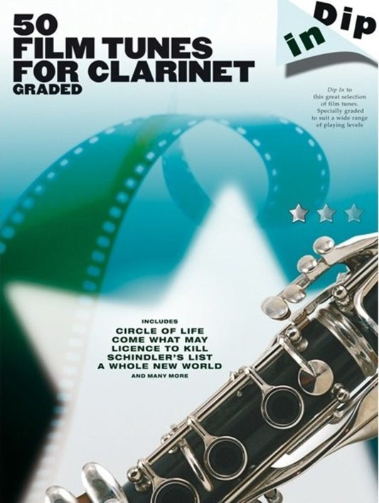 Dip In 50 Film Tunes For Clarinet (Softcover Book)