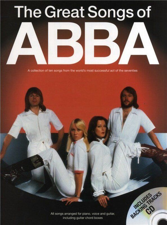 Great Songs of ABBA PVG Book with CD